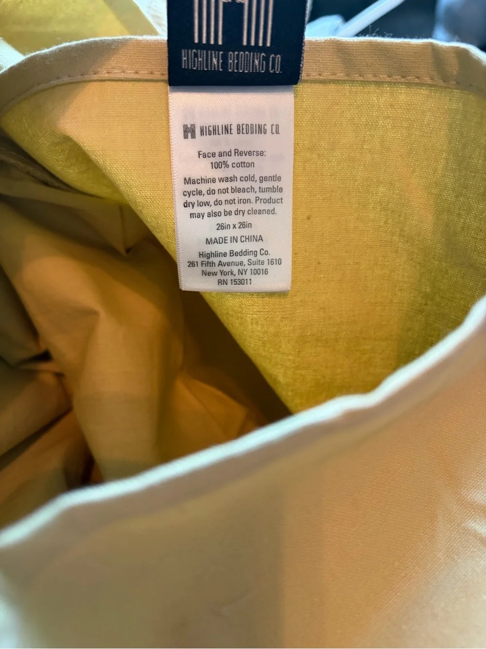 Textured Decorative Pillow Covers in Mustard